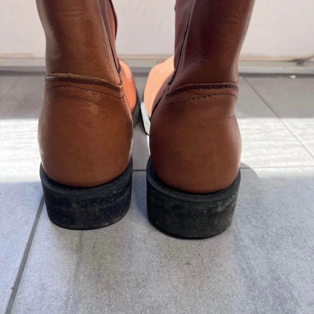 Rhino Premium Brown Western Work Boots Size 12 M - Picture 3 of 10